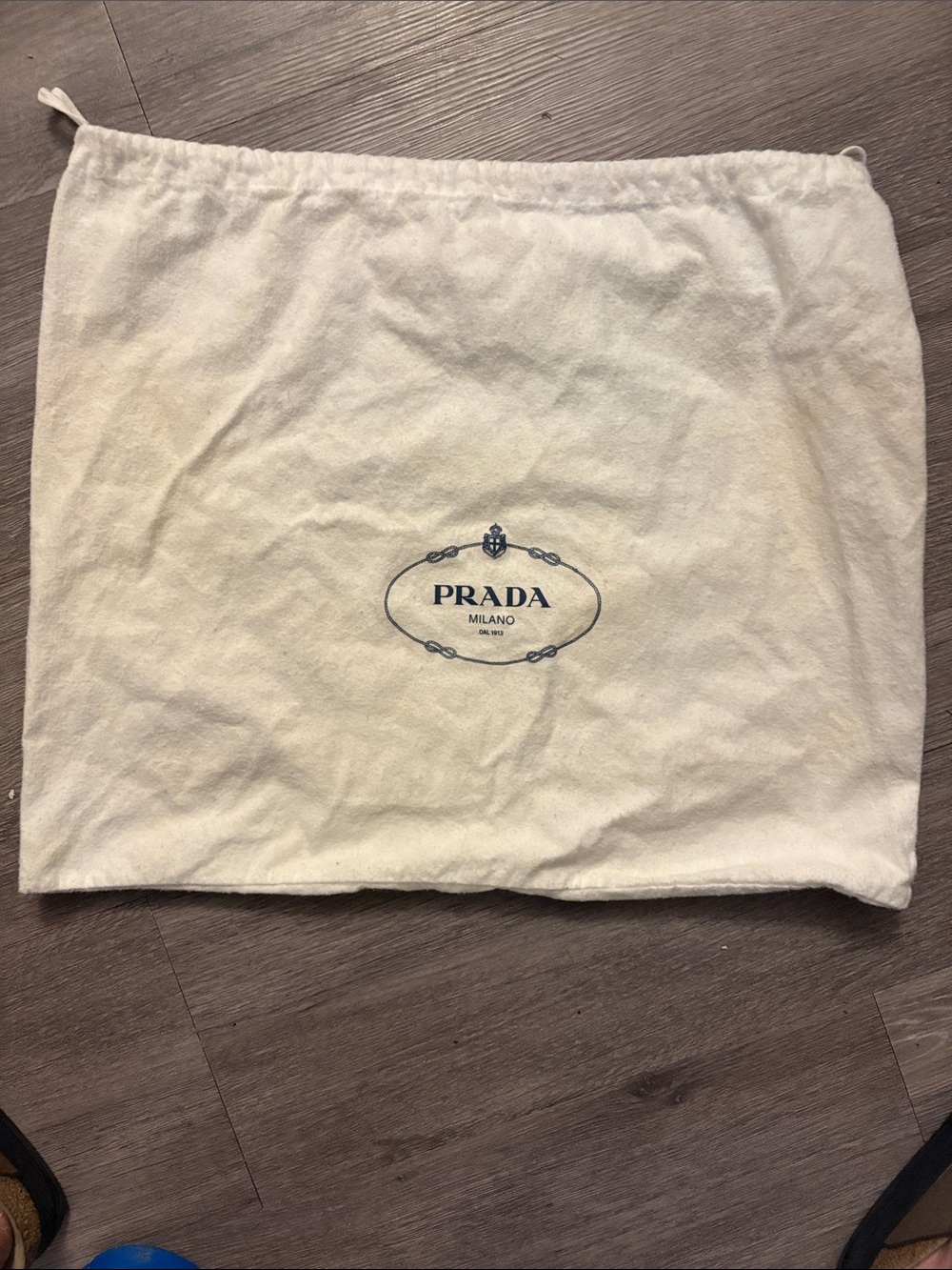 PRADA large drawstring dustbag  for a large bag